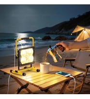 Güneş Enerjili 400 Ledli Powerbank Projektör
