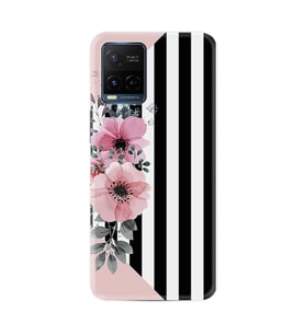 Vivo V21e Kılıf Resimli Desenli Baskılı Silikon Kılıf Flowers 4 1390