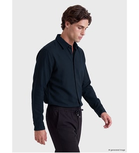 LCW Vision Petrol Regular Fit Erkek Gömlek