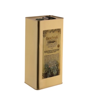 Organik Ova-Selefkos Erken Hasat Soğuk Sıkım Zeytinyağı (5 Litre)