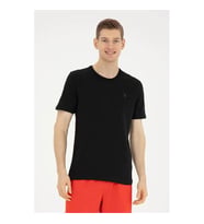 U.S. Polo Assn. Gts01Iy026 Siyah Erkek T-Shirt PU-8732