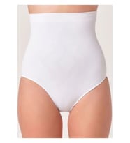 Beyaz Kadın Dikişsiz Slip Korse