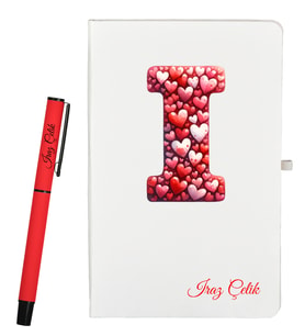 Kişiye Özel Doğumgünü Hediyesi Defter ve Kalem Seti