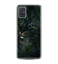 Samsung a71 A72 A73 A7 A9 2018 C7 C9 Kılıf Desenli Silikon Flowers Cat 1345