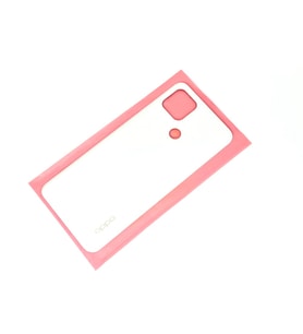 Oppo A15 A15S Arka Kapak Batarya Pil Kapağı Beyaz