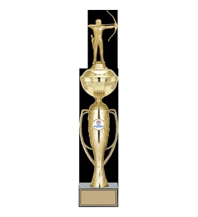 ODAK KUPA - Figürlü Kupalar - Okçu Figürlü Kupalar FG-071 C - 48 cm