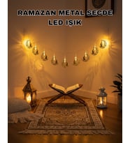 Northcity Ay ve Secde Tasarımlı Sıcak Beyaz LED Ramazan Işığı