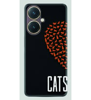 Vivo Y27 Kılıf Silikon Desen Özel Seri Cats 1792