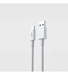 DVIP L34 6A 120W Fast Charging UsbA to Type-C Data ve Hızlı Şarj Kablosu 1M Beyaz