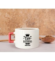 BK Gift Kişiye Özel İsimli Pembe Kulplu Çay & Kahve Fincanı-12, Arkadaşa Hediye, Sevgiliye Hediye