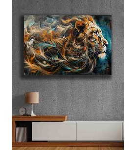 Koç stüdyo Modern tasarım kanvas tablo 50x70 (Çok Renkli)