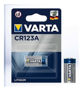 123 Numara Varta Cr123a Cr 123a Profesyonel Lithium Pil Batarya (Mavi)