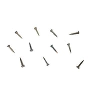 Klips, Menteşe, Ayağı Çivisi 9mm Çelik - Nikel 100gr