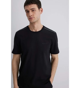 Mavi M0612689-900 Mavi Black Baskılı Tişört Erkek T-Shirt
