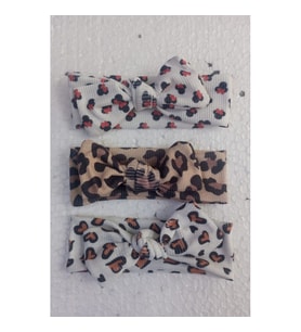 Kız Bebek Çocuk 3 Lü Bandana Toka Seti (Karışık)
