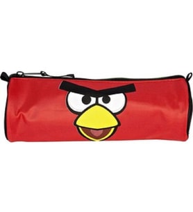 Angry Birds Lisanslı Kırmızı Tek Bölmeli Kalem Çantası , Kalemlik, Kalem Kutusu