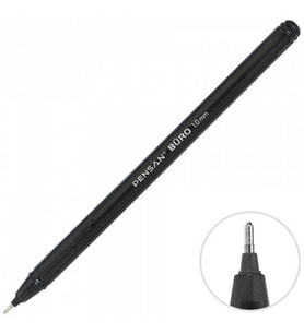 Pensan Tükenmez Kalem Büro Ball Point 1 mm Siyah