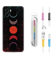 Vivo Y15S Y32 Y33S Y51 Y53S Kılıf Kablo Koruma Spiral Silikon Epiclys 1645