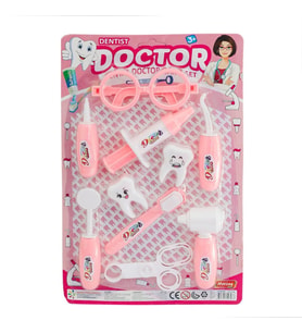 ERN-896 HEROES TOYS KARTELALI KIZ DİŞÇİ SETİ