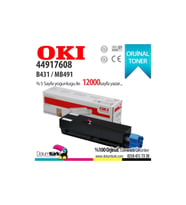 B431 / Mb491 / 44917608 Orijinal Toner