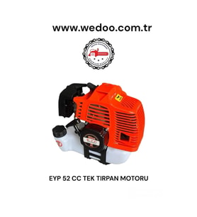 Mager Benzinli Yan Tip 52 cc MotorLU TIRPAN UYUMLU 4.5 HP  PROFESYONEL KOMPLE MOTOR
