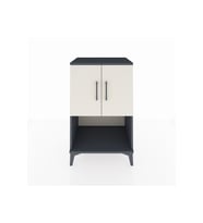 Hyperion Komodin 2 Raflı 2 Kapaklı 60x44x96 Antrasit-Aytaşı