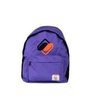 Icone Önü Nakışlı, Laptop Bölmeli Unisex Sırt Çantası, Okul Çantası, Back to School (Mor)