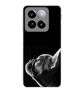 PrintiFy Xiaomi Mi 13 ile Uyumlu Köpek 1 Kamera Korumalı Şeffaf Kılıf
