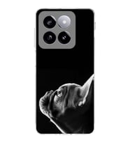 PrintiFy Xiaomi Mi 13 ile Uyumlu Köpek 1 Kamera Korumalı Şeffaf Kılıf