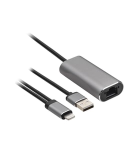 MF Product Shift 0494 Lightning to Ethernet Dönüştürücü Gri