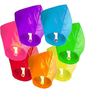 14 ADET 1.KALİTE ROMANTİK DİLEK BALONU DİLEK FENERİ NEW SKY LANTERN YIRTIK VE YAPIŞIK ÜRÜN DEĞİLDİR SORUNSUZ SAĞLAM DİLEK BALONU