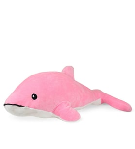 Harika Peluş 65 cm Sevimli Peluş Yunus (Pembe)