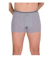 Likralı Erkek Boxer Şort Gri
