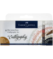 Faber-Castell Pitt Çizim Kalemi Kaligrafi Seti 6’Lı (Standart)