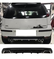 Opel Corsa C Siyah Difüzör Çiftli Kare Egzoz Görünümlü D Tip Difizör