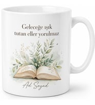 Eğitimci İçin Kişiye Özel İsimli Seramik Baskılı Kupa Bardak Meslek Hediyesi
