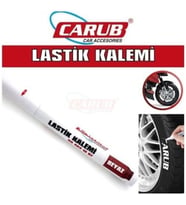 Lastikteki Yazıları Beyaz Renklendirme Lastik Kalemi