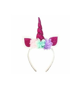 Eva Taç Unicorn Fuşya