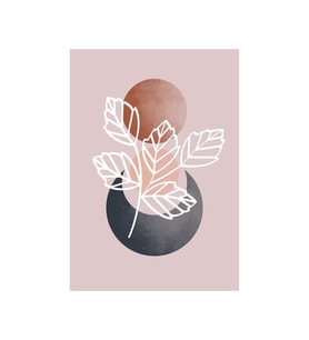 Bohem Minimalist Çizgisel Kanvas Tablo 0019