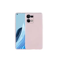 Oppo Reno 7 4G Uyumlu Kılıf Zore Premier Silikon Kapak (Rose Gold Altın)