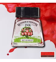 Winsor & Newton Drawing Ink Çizim Mürekkebi 601 Scarlet 