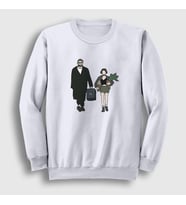 Presmono Unisex Beyaz Walk Film Leon Sweatshirt 247563tt (Beyaz)