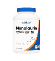 Nutricost Monolaurin 1000 mg 240 Capsul. Abd Menşei 37.