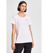 Kadın Koşu Kısa Kol T-Shirt 25B-2015 (Beyaz)