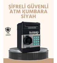 Işıklı Sesli Şifreli Atm Görünümlü Kasa Kumbara - Lisinya