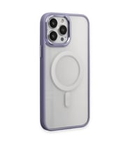 Apple İphone 15 Pro Kılıf Room Magneticsafe Silikon - Lila