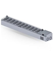 Iceinox Set Üstü Saladbar Pleksi Kapak GN 1/4-150: 11 Adet (Gri)
