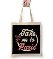 Take Me To Paris Bez Çanta Uzun Saplı