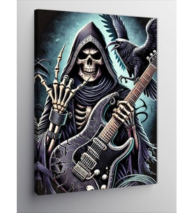 Kanvas Tablo Karanlık Grim Reaper