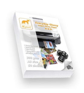 Rovi Everyday Parlak Fotoğraf Kağıdı 200gsm 50yp A3 (Beyaz)